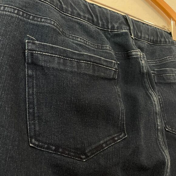 ~ J.Jill 20w Jeggings Premium Flex High Rise Leggings Blue Denim Stretch Plus - Picture 11 of 12